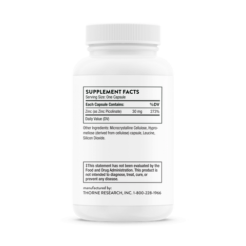 Zinc Picolinate 30 mg - NSF Certified for Sport