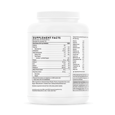 Whey Protein Isolate - Chocolate